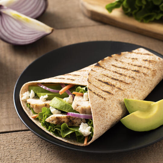 Grilled Chicken, Avocado and Goat Cheese Wrap Dempster's